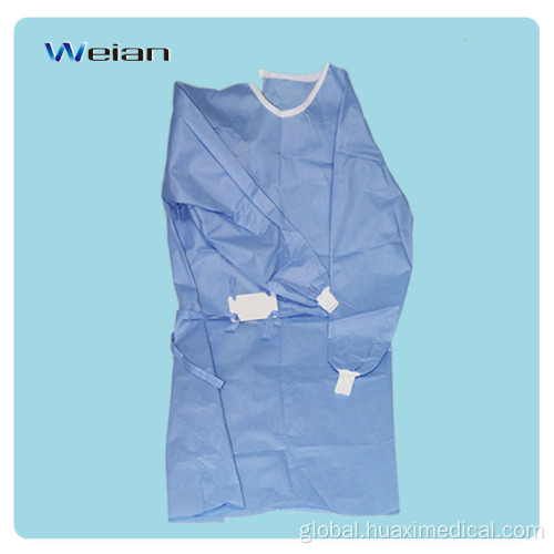 Disposable Surgical Gown Disposable Surgical SMS Sterile Doctor Nurse Medical Gown Supplier